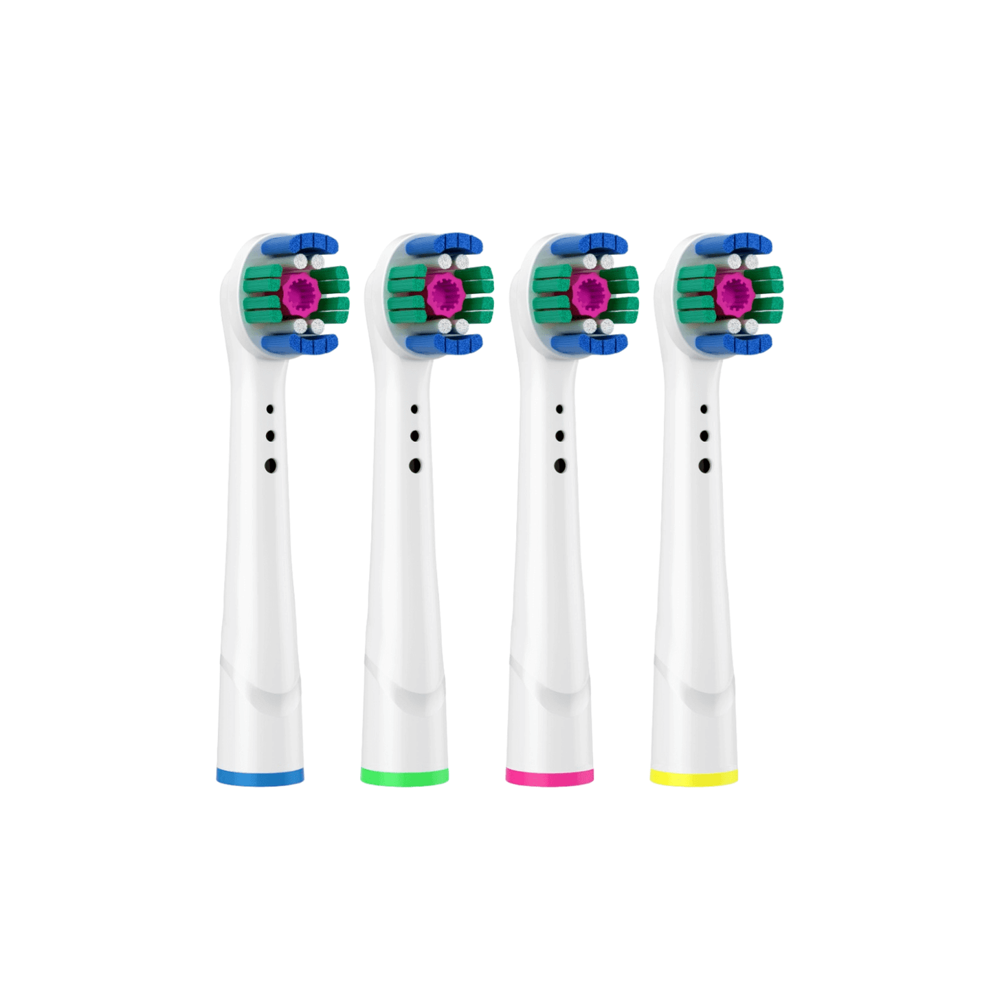 3D White Opzetborstels geschikt voor Oral B