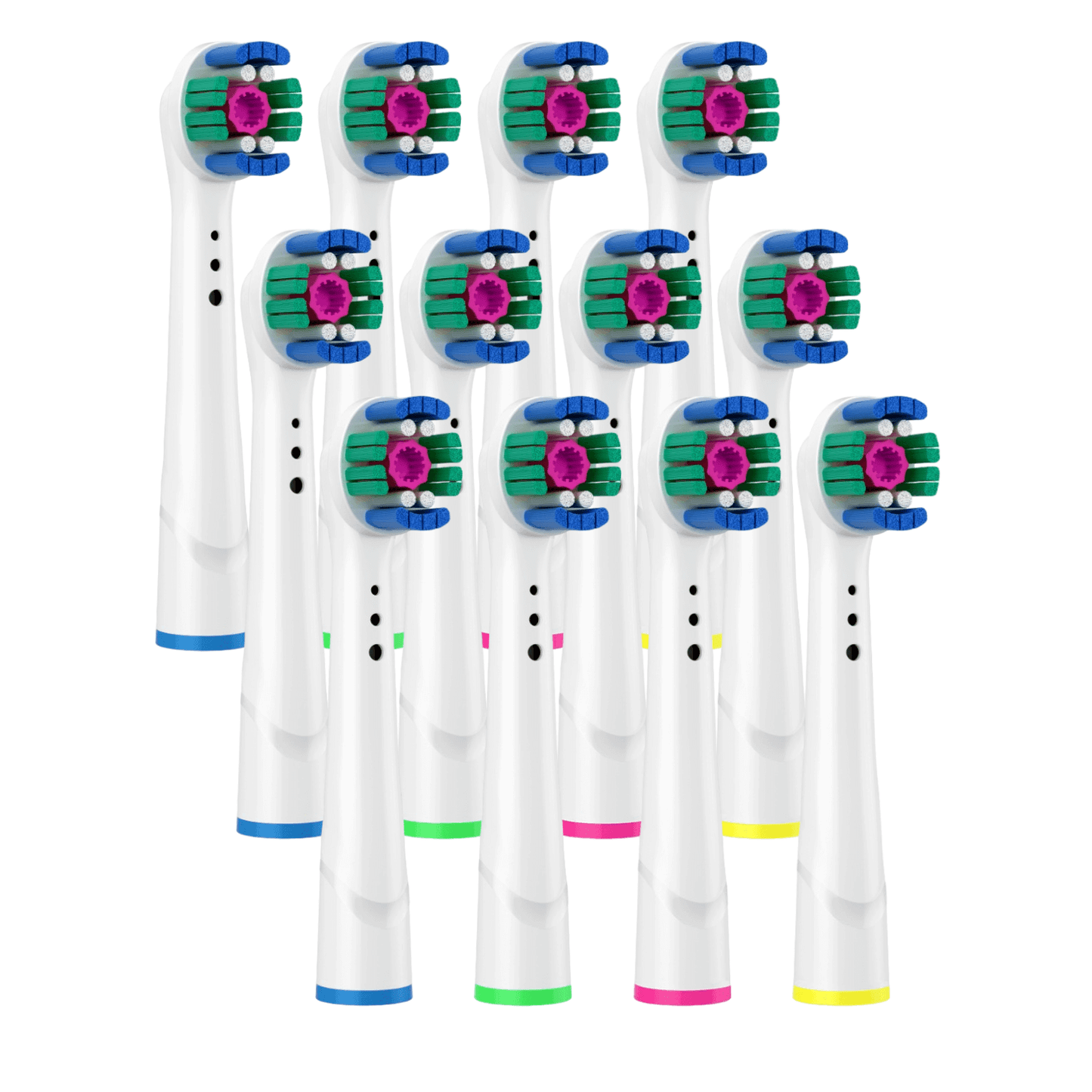 3D White Opzetborstels geschikt voor Oral B
