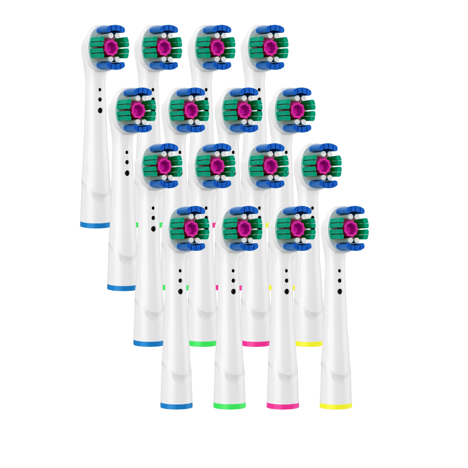 3D White Opzetborstels geschikt voor Oral B