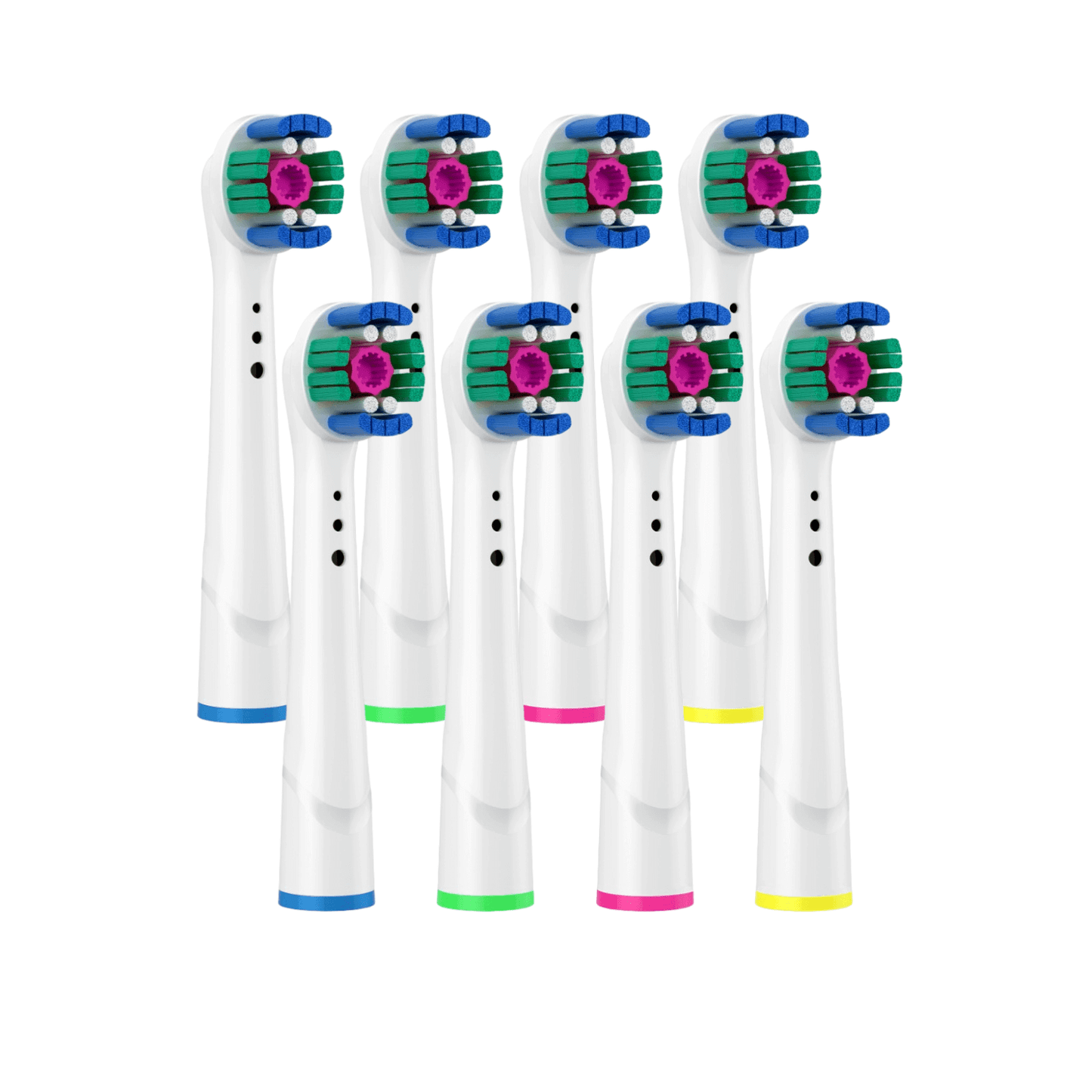 3D White Opzetborstels geschikt voor Oral B