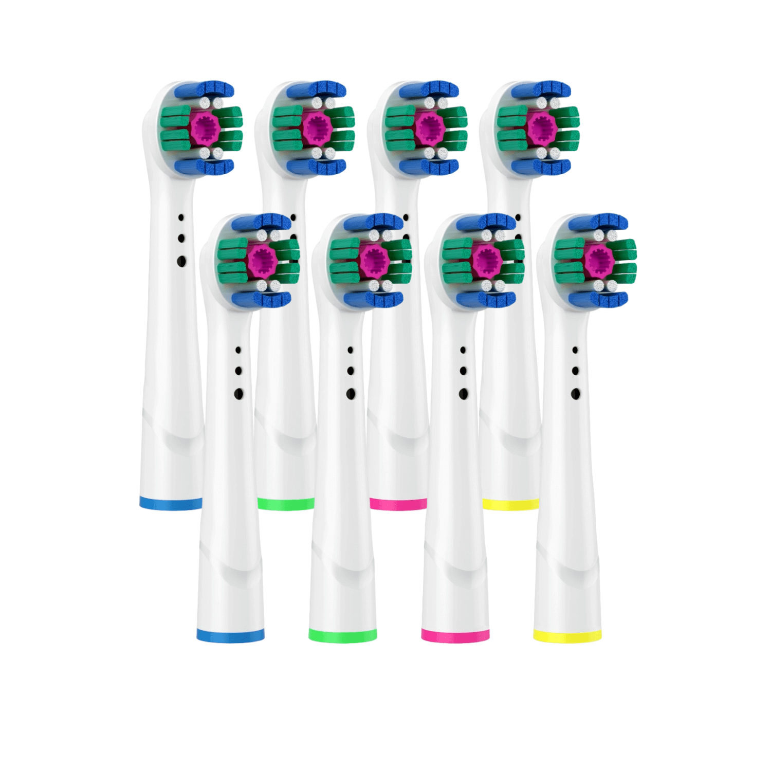 3D White Opzetborstels geschikt voor Oral B